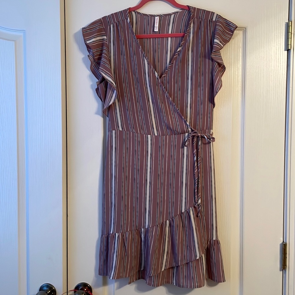xhilaration Striped Dress Size M